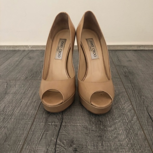 Nude Jimmy Choo Pumps - Picture 2 of 5